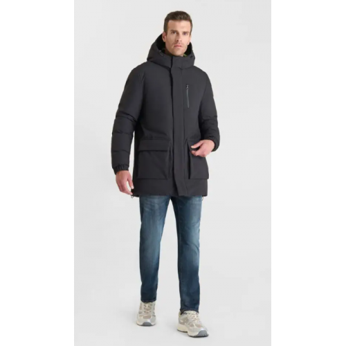 Parka homme Uper noire LE TEMPS DES CERISES