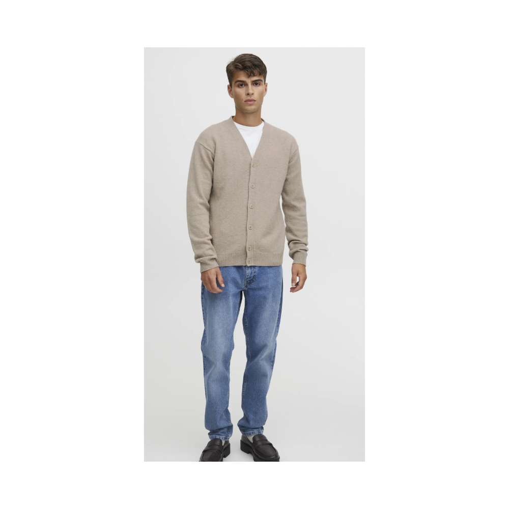 Cardigan homme beige CASUAL FRIDAY