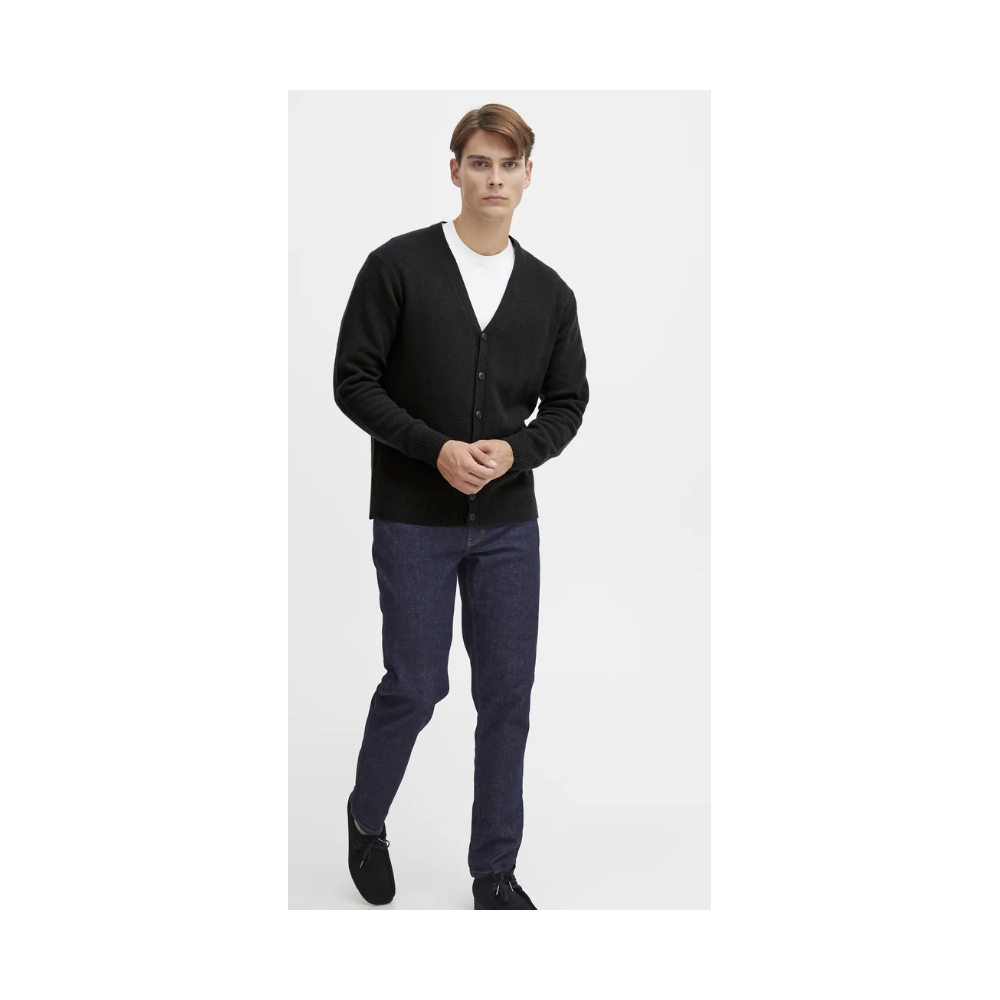 Cardigan homme noir CASUAL FRIDAY