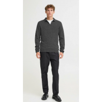 Pull homme anthracite, col polo CASUAL FRIDAY