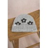 Bonnet femme MOLLY BRACKEN en maille à fleurs en sequins