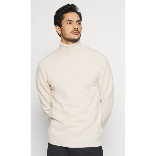 Pull homme ivoire, col roulé CASUAL FRIDAY