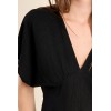 Robe ETE, longue noire, col v MOLLY BRACKEN