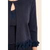 Cardigan ETE femme, ouvert, fantaisie marine MOLLY BRACKEN