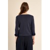 Cardigan ETE femme, ouvert, fantaisie marine MOLLY BRACKEN
