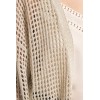 Gilet ETE femme en maille irisé et semi-transparence MOLLY BRACKEN