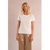 T-shirt ETE femme pailleté en semi-transparence MOLLY BRACKEN