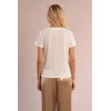 T-shirt ETE femme pailleté en semi-transparence MOLLY BRACKEN