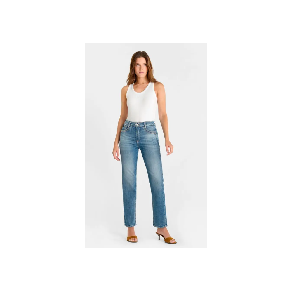Jean femme  400/17 mom bleu N°3 LE TEMPS DES CERISES