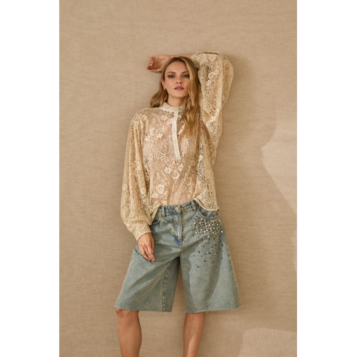 Bermuda femme en jean SOUVENIR