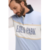 Maillot ETE à manches longues ciel et écru brodé EDEN PARK