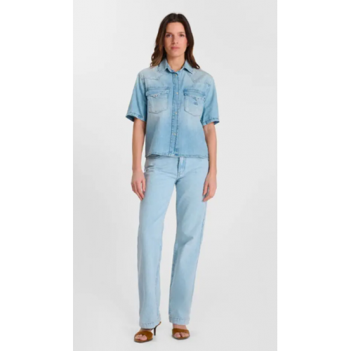 Chemise femme en jeans Mona  LE TEMPS DES CERISES