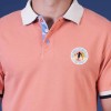Polo ETE Ruckfield Palm Beach à manches courtes saumon