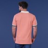Polo ETE Ruckfield Palm Beach à manches courtes saumon