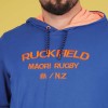 Sweat ETE à capuche Ruckfield Maori Rugby bleu foncé