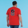 T-shirt ETE à manches courtes Ruckfield French rugby club rouge
