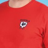 T-shirt ETE à manches courtes Ruckfield French rugby club rouge