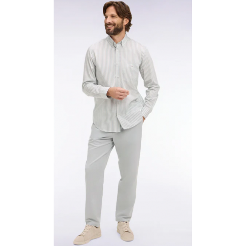 Chemise ETE en coton ciel à rayures bâtons EDEN PARK