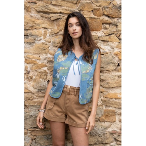 Short ETE taille haute, paperbag  MOLLY BRACKEN