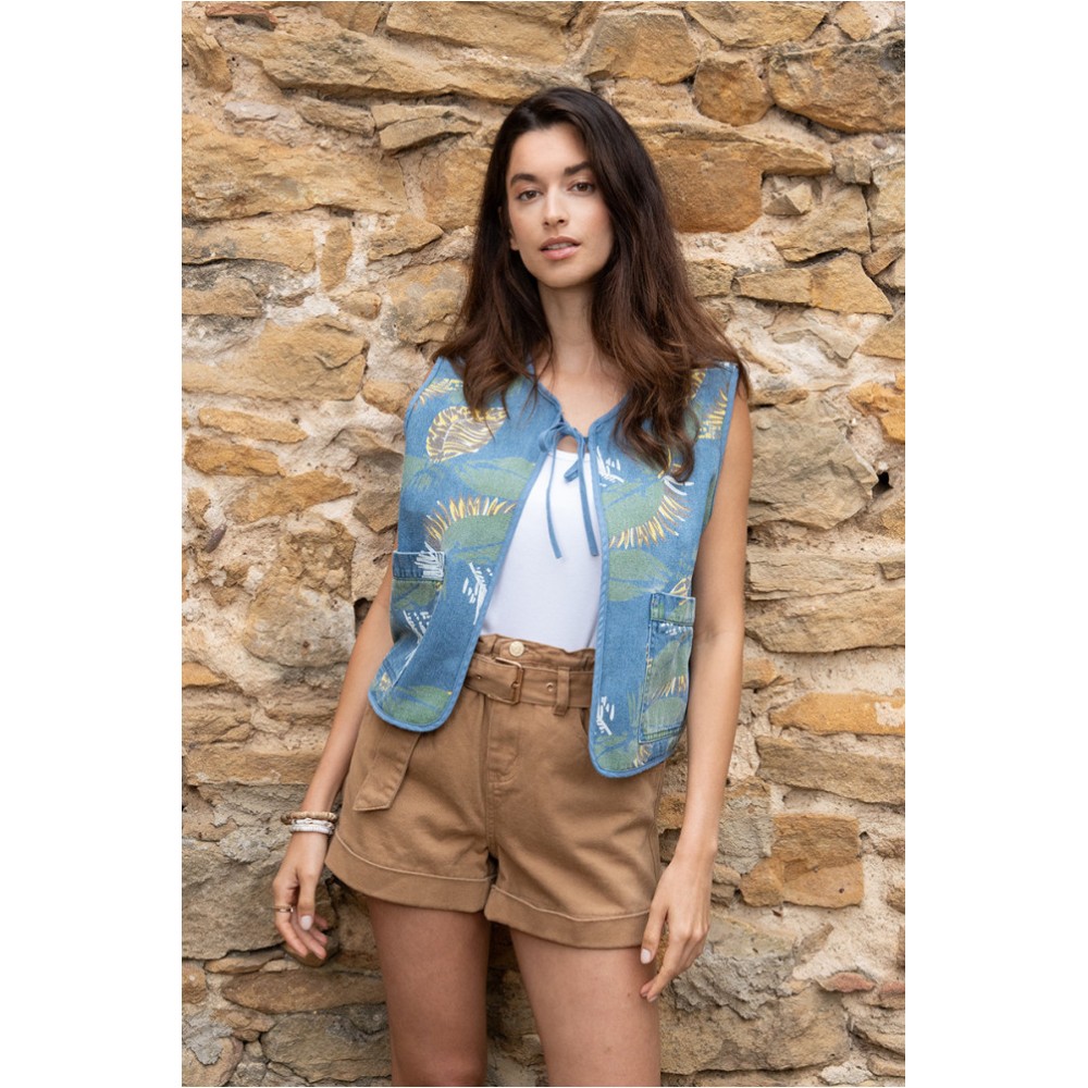 Short ETE taille haute, paperbag  MOLLY BRACKEN