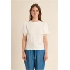 T-shirt ETE en coton oversize, manches volantées MOLLY BRACKEN
