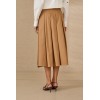 Jupe ETE midi camel, oeillets SOUVENIR