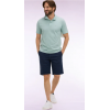Bermuda ETE chino en gabardine stretch marine EDEN PARK