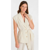Veste ETE femme Tayra, ivoire sans manches LE TEMPS DES CERISES