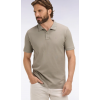 Polo ETE manches courtes en coton kaki coupe regular