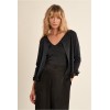 Cardigan été femme ouvert, fantaisie noir MOLLY BRACKEN