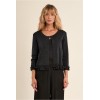 Cardigan été femme ouvert, fantaisie noir MOLLY BRACKEN