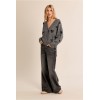Cardigan femme HIVER, manches ballon, motif cœur MOLLY BRACKEN