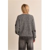 Cardigan femme HIVER, manches ballon, motif cœur MOLLY BRACKEN