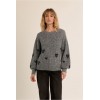 Pull femme HIVER, manches ballon, motif cœur MOLLY BRACKEN