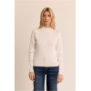 Pull femme HIVER, fin col montant ivoire MOLLY BRACKEN