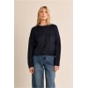 Pull femme HIVER, en maille, irisé marine MOLLY BRACKEN