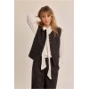 Gilet femme HIVER, droit sans manches anthracite MOLLY BRACKEN