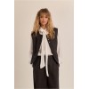Gilet femme HIVER, droit sans manches anthracite MOLLY BRACKEN