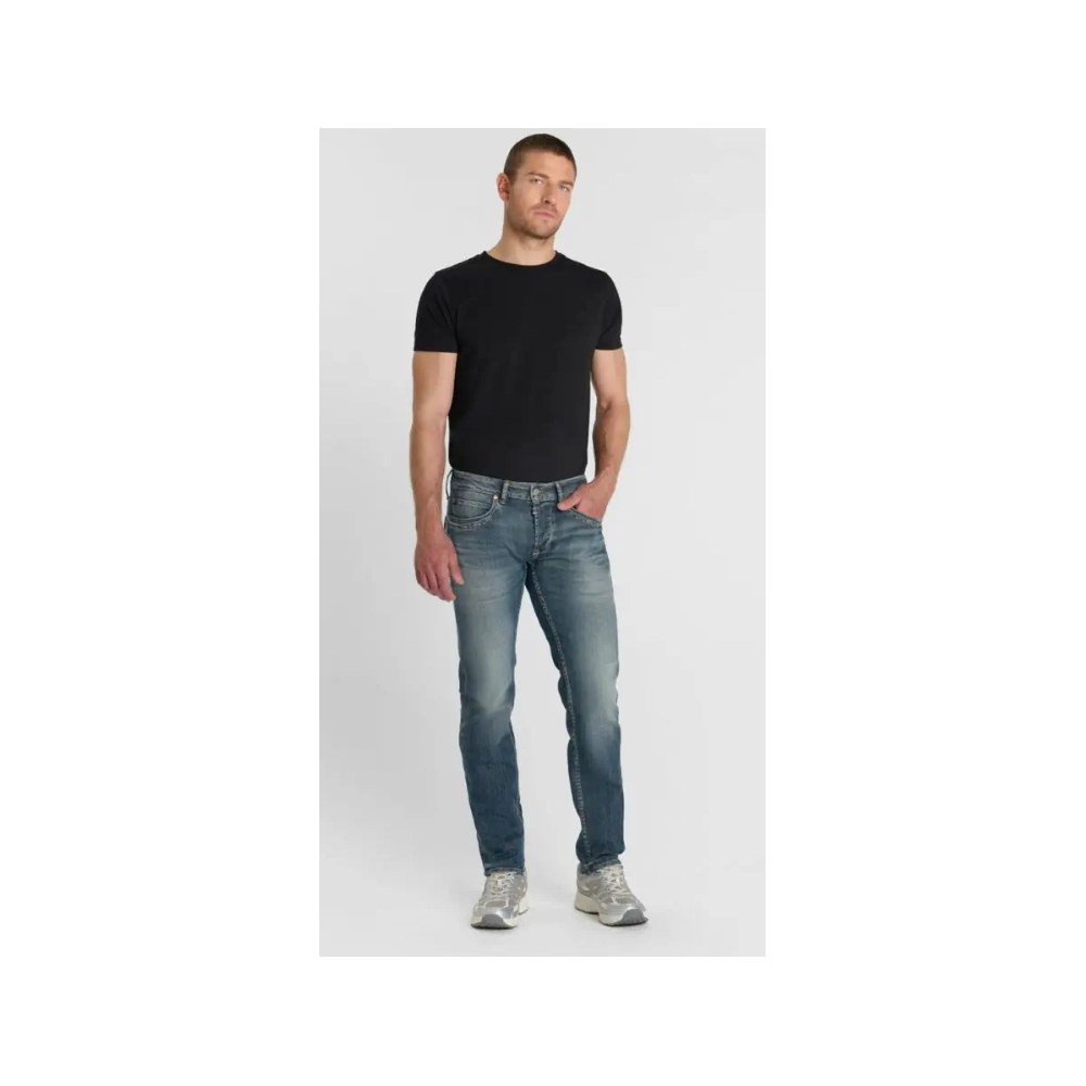 Jean homme, 700/11 adjusted Clinch bleu-beige N°2 LE TEMPS DES CERISES
