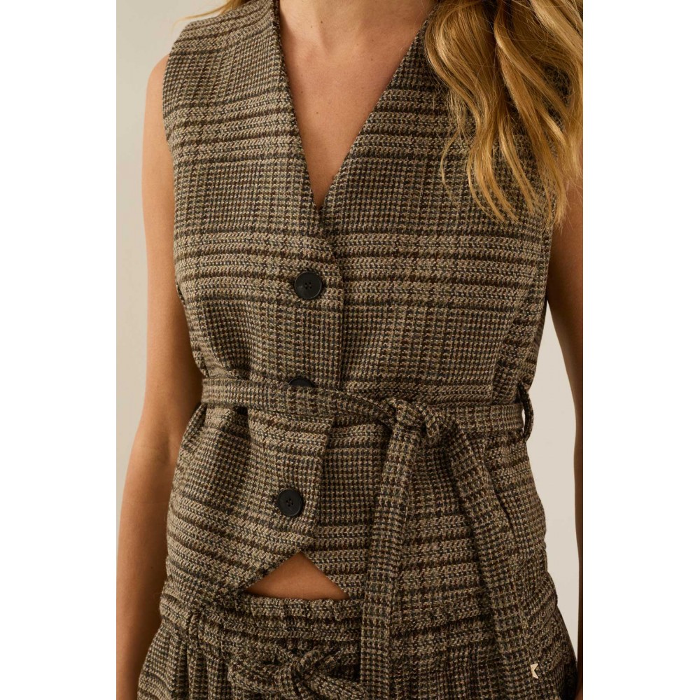 Gilet tailleur ceinturé hiver SOUVENIR