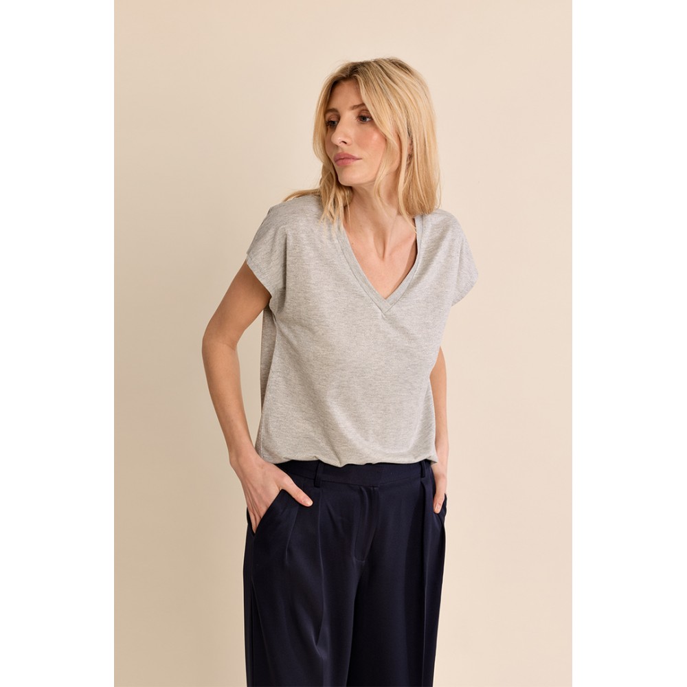 T-SHIRT EN MAILLE FEMME MOLLY BRACKEN