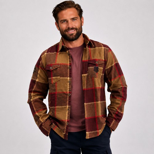Surchemise homme hiver à carreaux RUCKFIELD