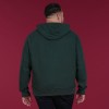 Sweat à capuche homme hiver vert foret RUCKFIELD