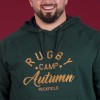 Sweat à capuche homme hiver vert foret RUCKFIELD