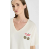T-shirt HIVER femme Rocky, ivoire imprimé léopard LE TEMPS DES CERISES