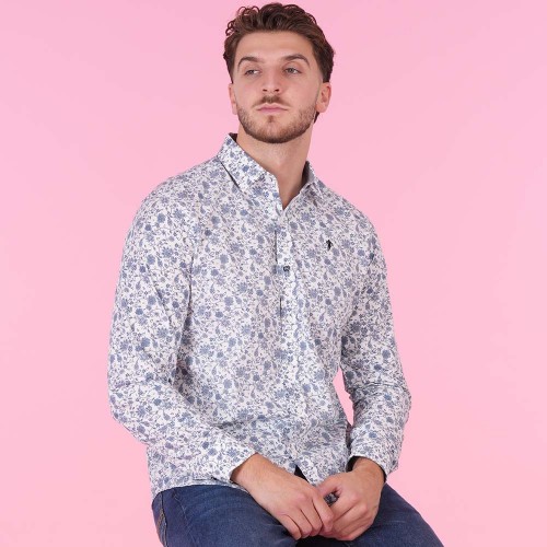 Chemise blanche flowers homme RUCKFIELD