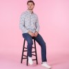Chemise blanche flowers homme RUCKFIELD
