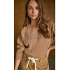 Sweat HIVER femme Lacet, camel LE TEMPS DES CERISES