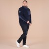 Polaire homme hiver bi-matière marine RUCKFIELD