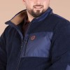 Polaire homme hiver bi-matière marine RUCKFIELD